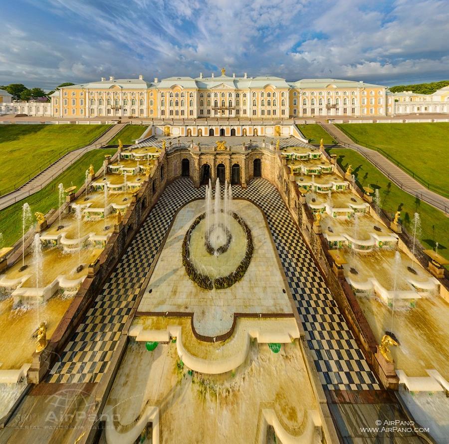 The Grand Peterhof Palace and the Grand Cascade