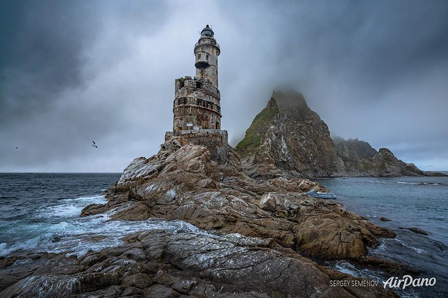 Aniva Lighthouse. Sakhalin Island, Russia, © AirPano 