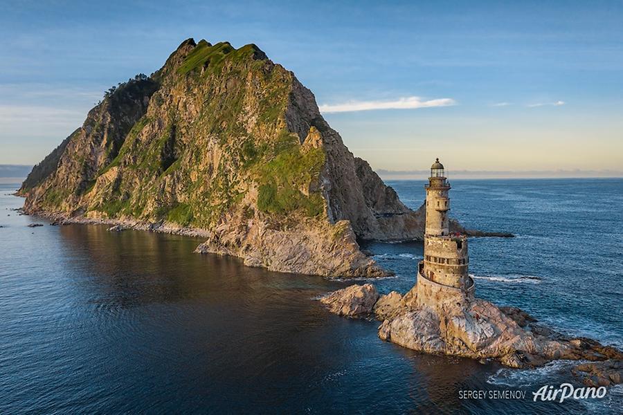 Aniva Lighthouse. Sakhalin Island, Russia, © AirPano 