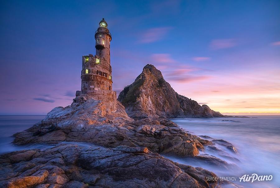 Aniva Lighthouse. Sakhalin Island, Russia, © AirPano 