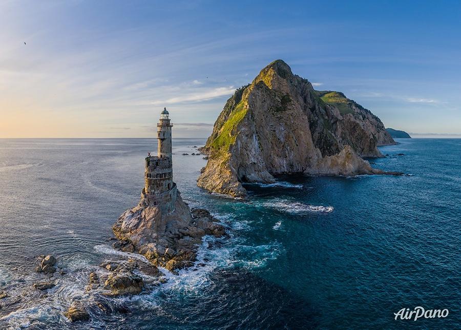 Aniva Lighthouse. Sakhalin Island, Russia, © AirPano 