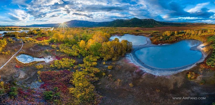 Lake Eight, Uzon caldera, Kamchatka, Russia