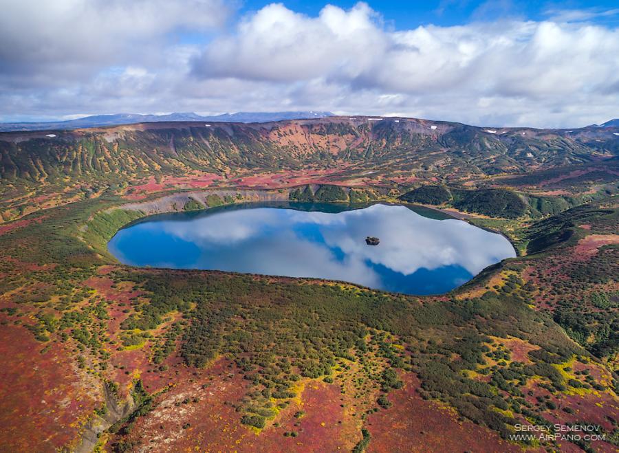 Uzon caldera, Kamchatka, Russia, © AirPano 