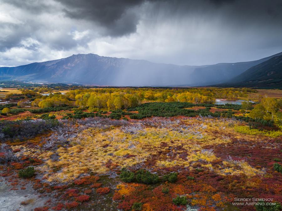 Uzon caldera, Kamchatka, Russia, © AirPano 