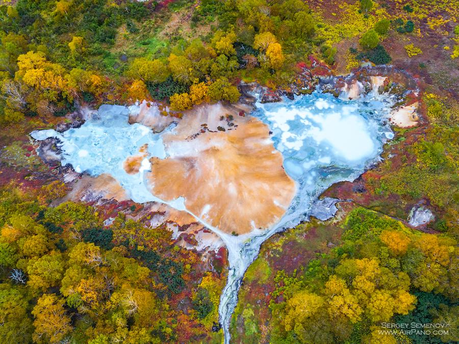 Uzon caldera, Kamchatka, Russia, © AirPano 