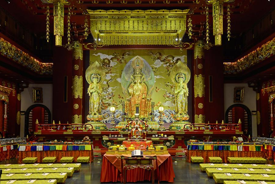 Chinatown - Buddha Tooth Relic Temple and Museum