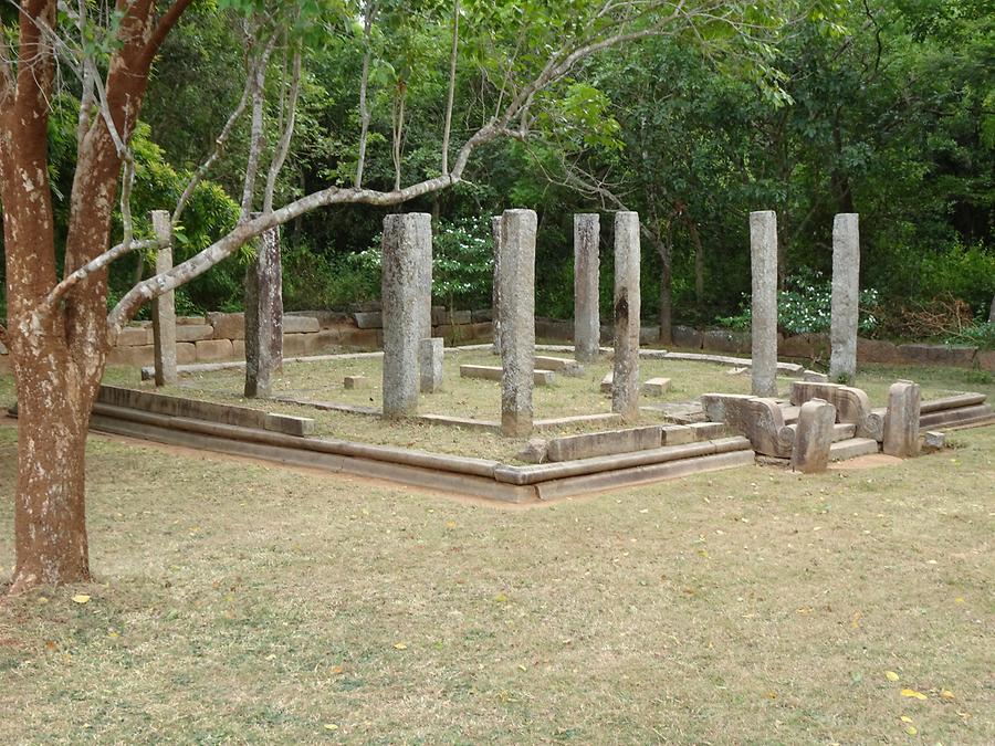 Anuradhapura - Ruins; Ratnaprasada (Jewel Temple)