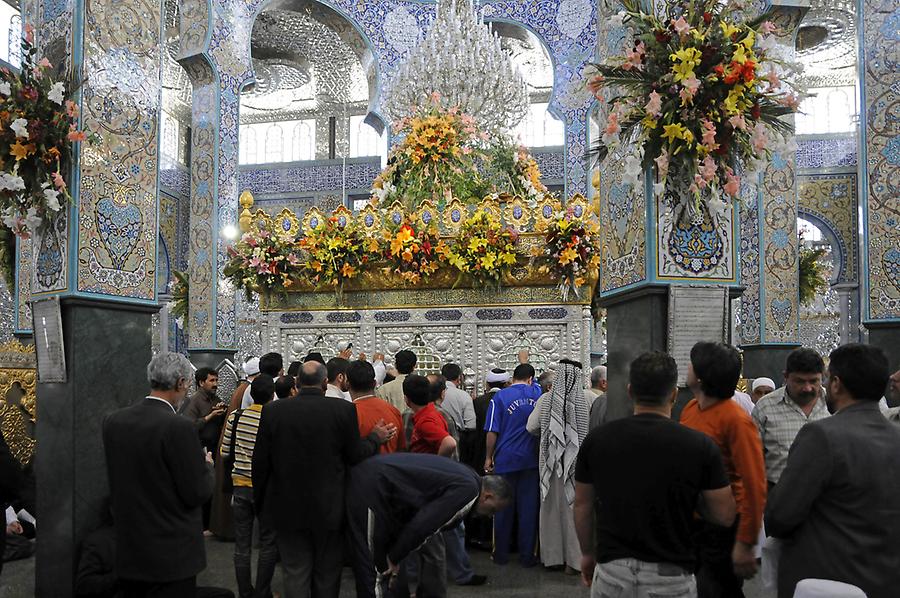 Inside the Sayyidah Zaynab Mosque