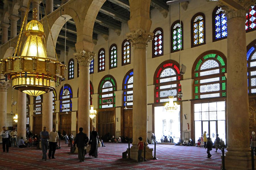 Inside the Umayyad Mosque