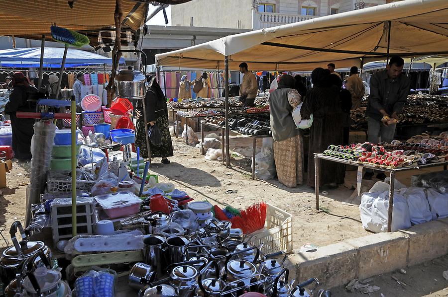 Bedouin textile market