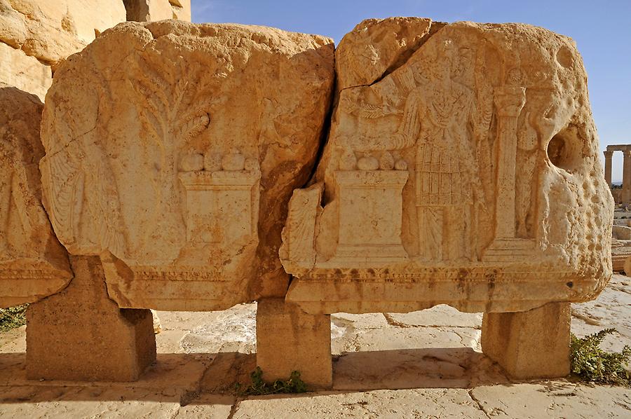 Reliefs at the Temple of Baal