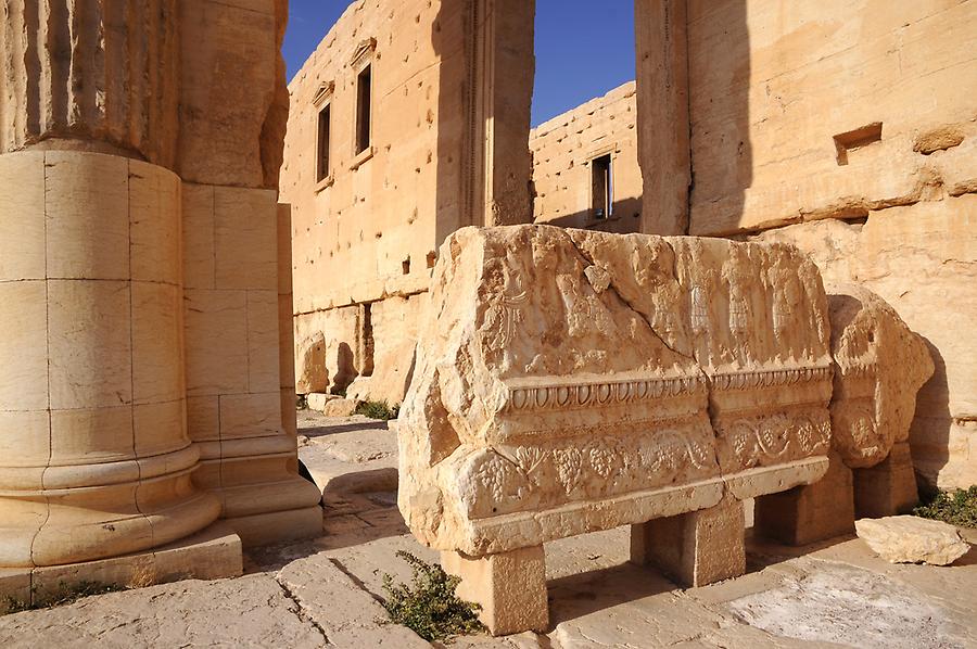 Reliefs at the Temple of Baal