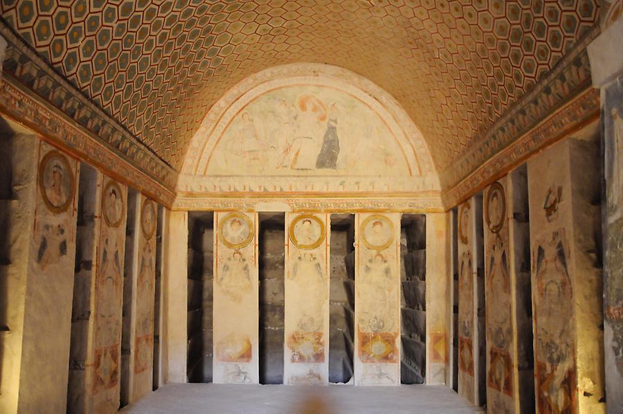 Inside of the Three Brothers Tomb