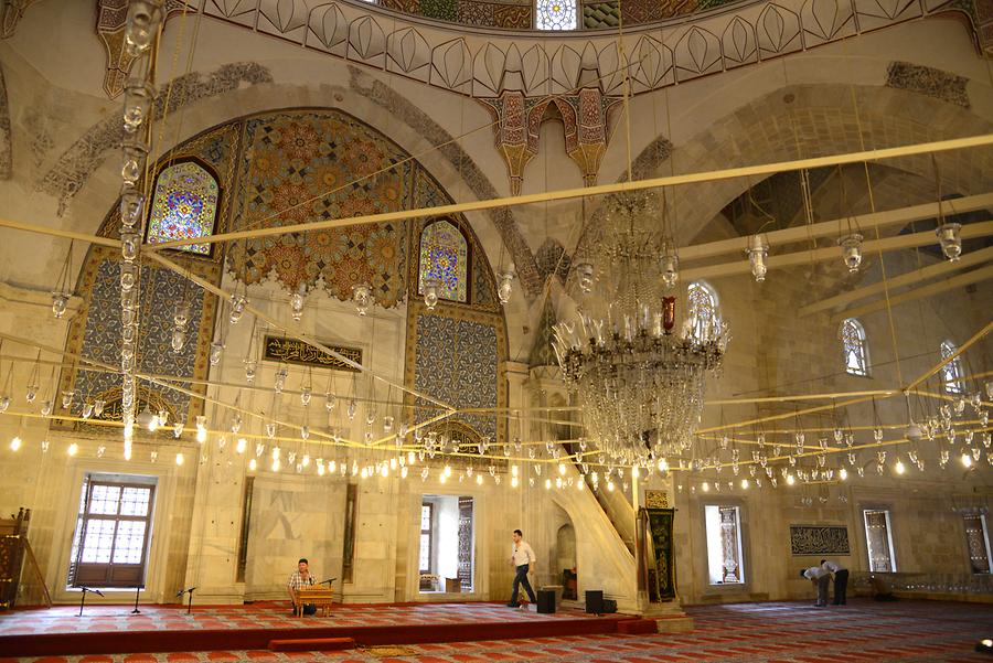 Edirne - Üç Şerefeli Mosque; Inside
