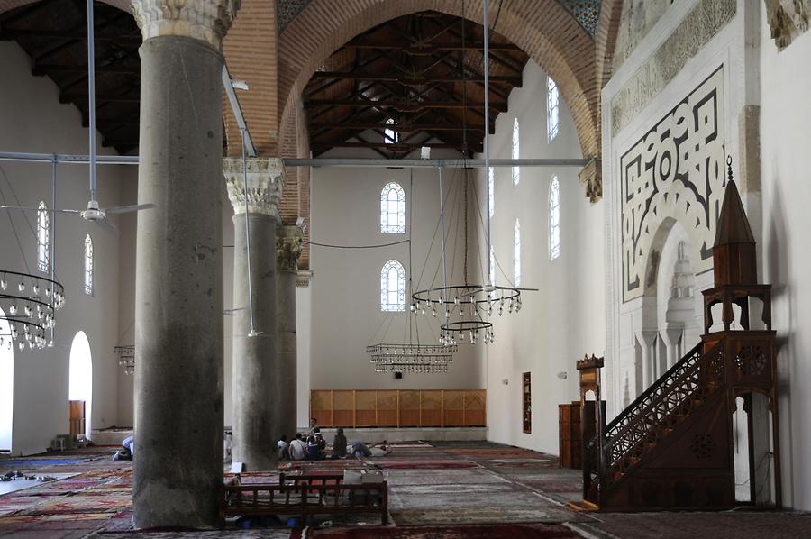 İsa Bey Mosque; Inside
