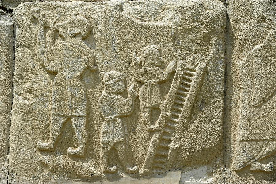 Walls covered with Reliefs at Alaca Höyük