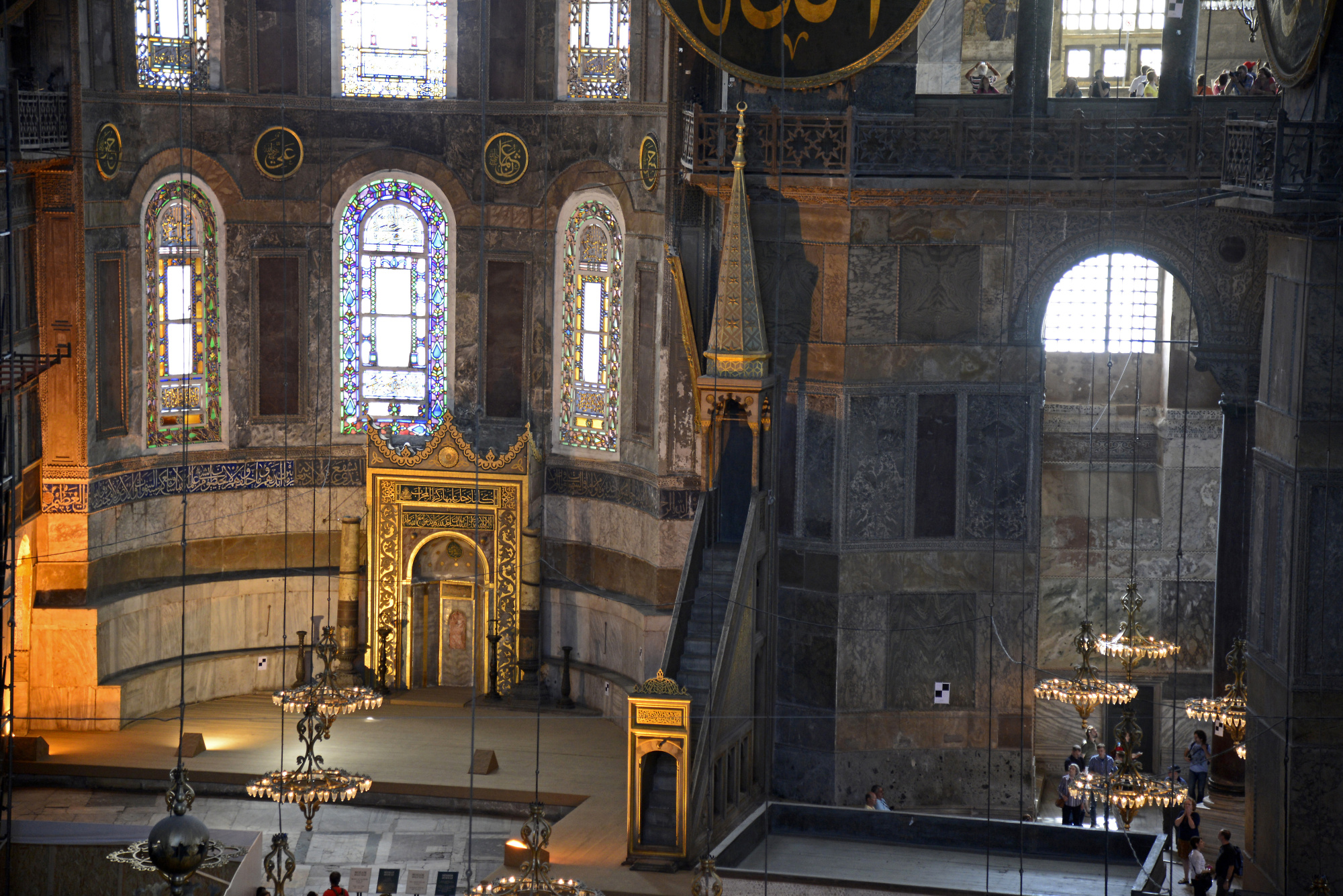 Hagia Sophia Inside Pulpit Istanbul Pictures