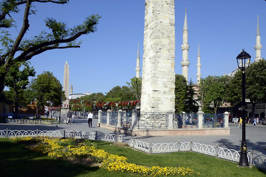 Hippodrome of Constantinople with Obelisks