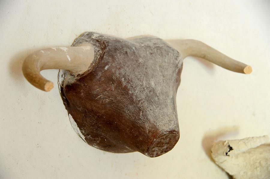 Bull’s head in Catalhöyük