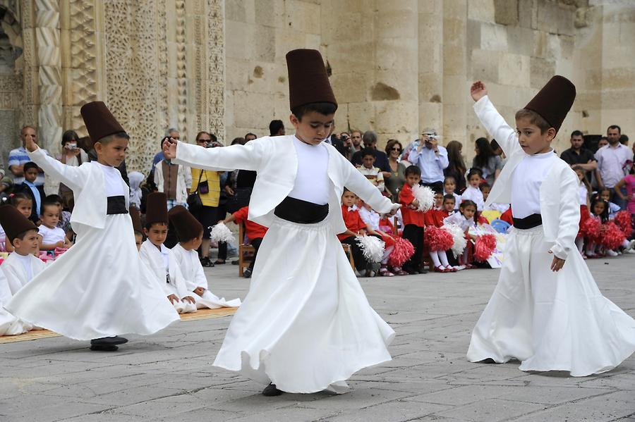 Dervishes at the Children’s Festival at Sultanhani