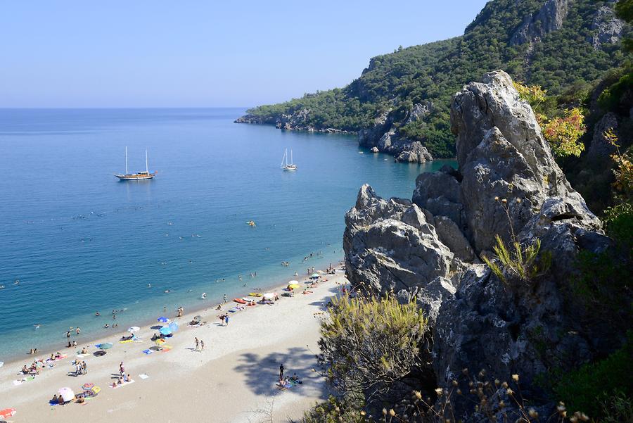 Beach near Olympos