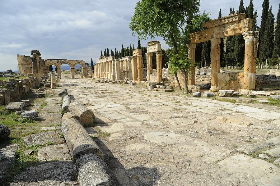 Pamukkale - Hierapolis; Frontinus Street