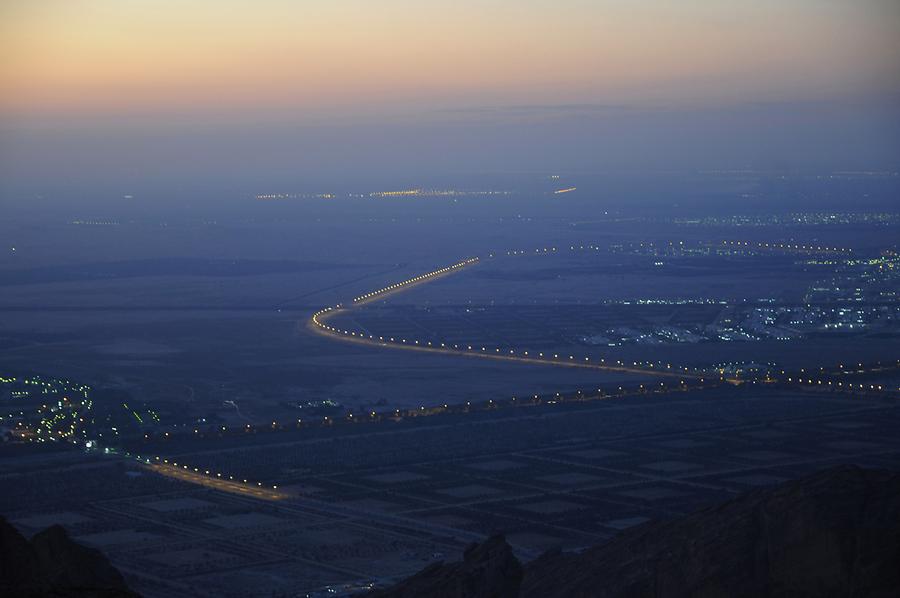 Jebel Hafeet at Night