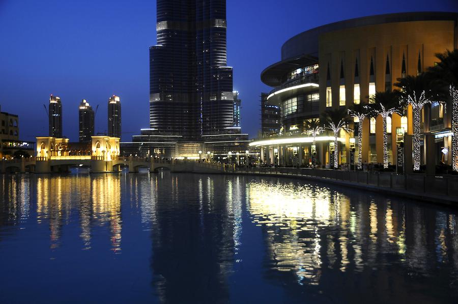 Downtown Dubai at Night