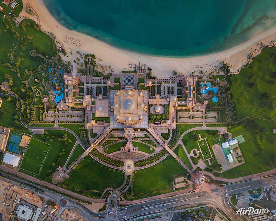 Emirates Palace Hotel, Abu Dhabi, UAE, © AirPano 