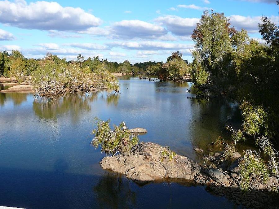 River in the dry season