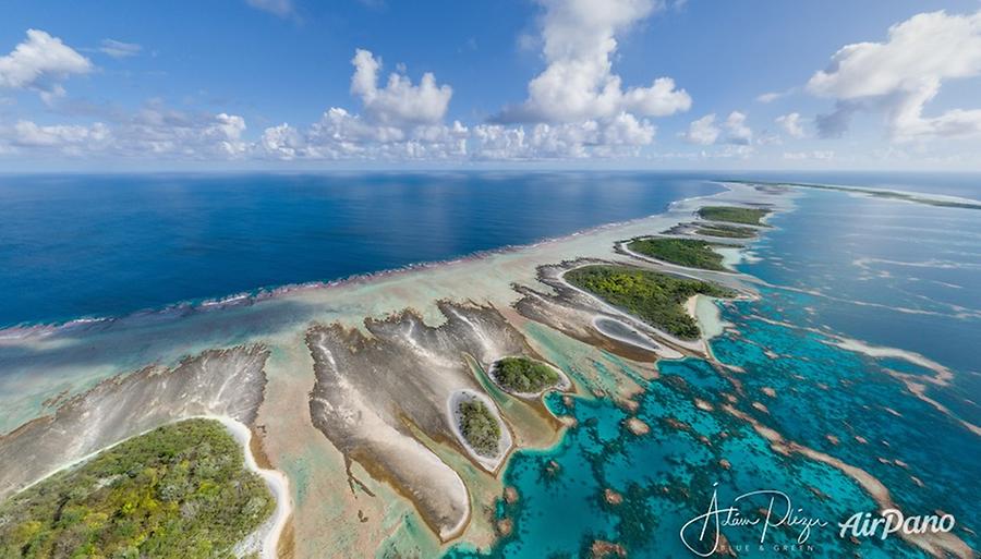 Caroline Atoll. Kiribati, © AirPano 