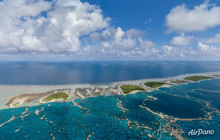 Caroline Atoll. Kiribati, © AirPano 