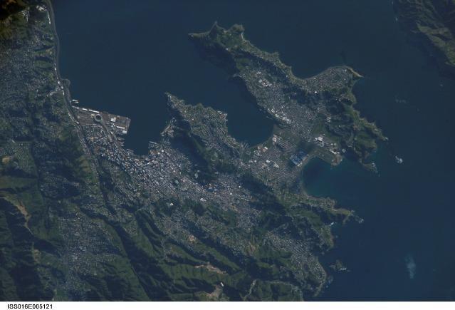 Wellington from Satellite