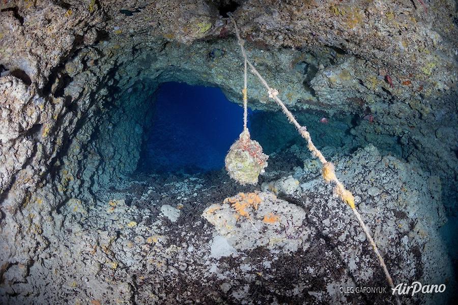 Exit from the The Temple of Doom, Palau, © AirPano 