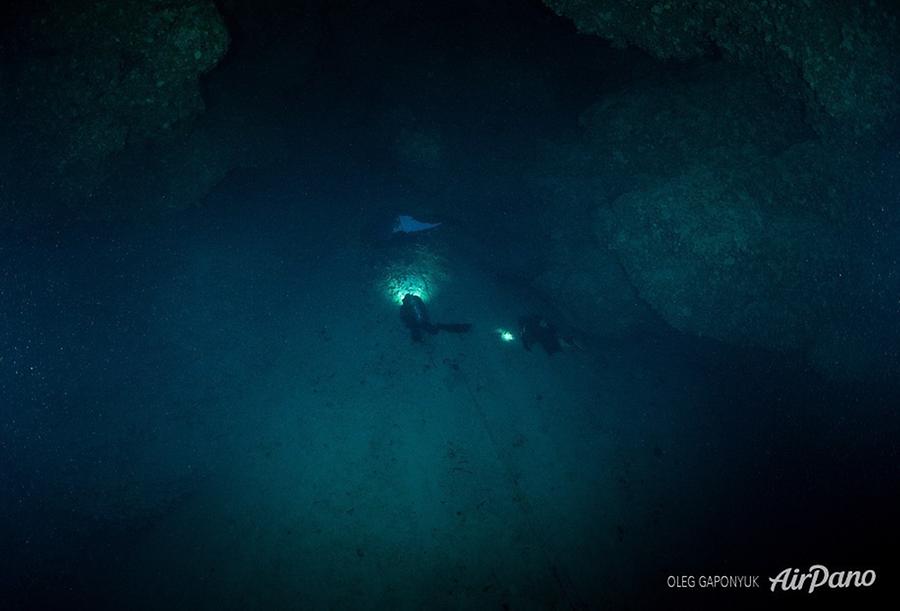 Exit from the The Temple of Doom, Palau, © AirPano 