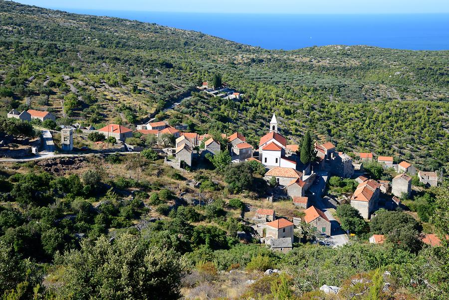 Hvar - 'Chora'-Fields near Stari Grad