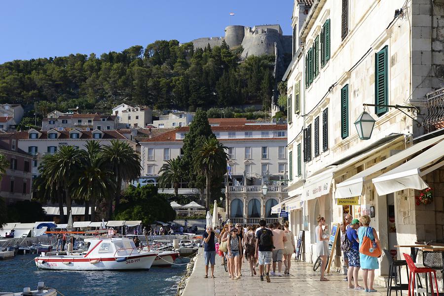 Hvar - Hvar City; Harbour Promenade