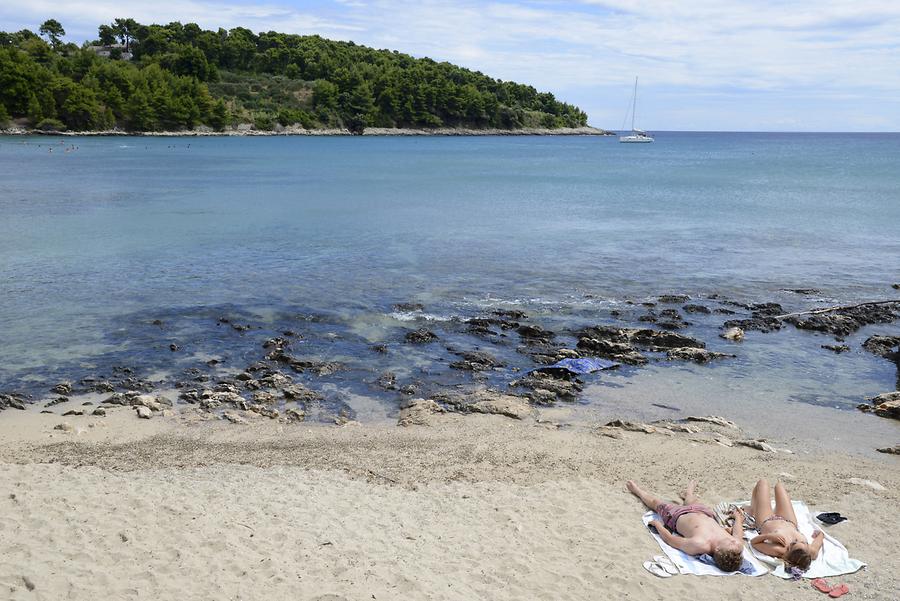 Korčula - Lumbarda; Beach