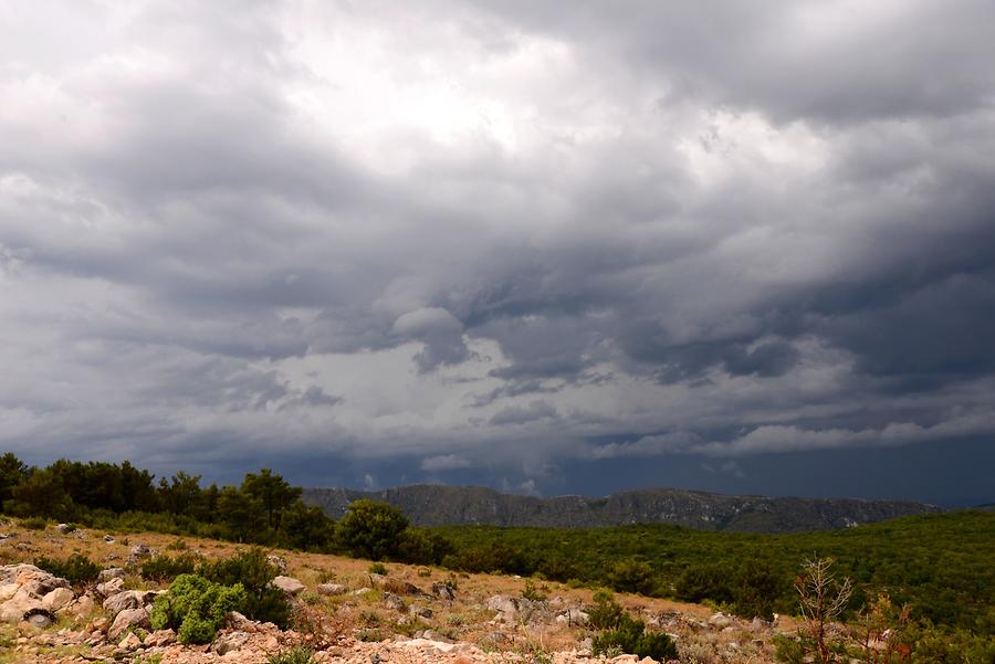 Stormy Atmosphere on Srđ Mountain