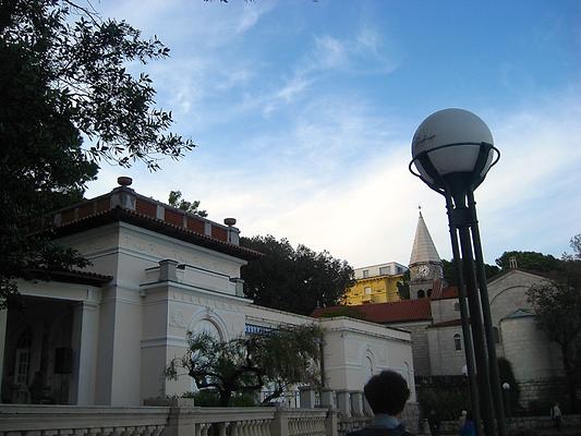 The Juraj Sporer Art Pavillion and St. Jacob Church, Opatija, Croatia. 2014. Photo: Clara Schultes