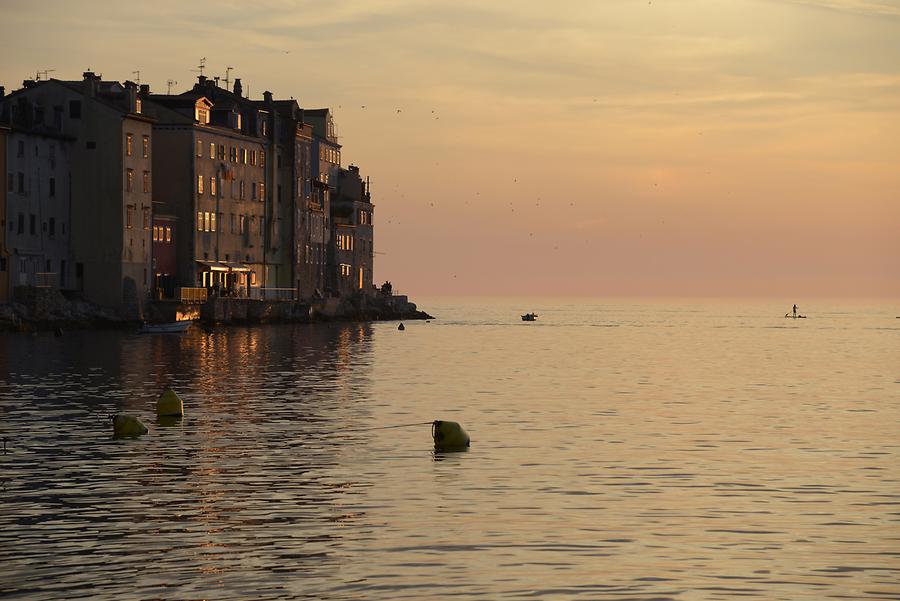 Rovinj - Waterfront at Sunset