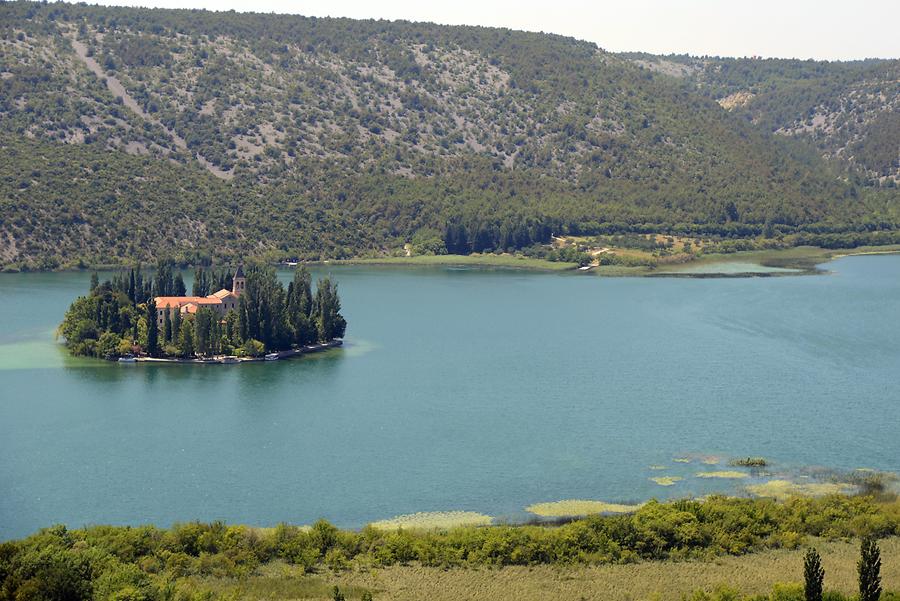 Visovačko Lake - Visovac Monastery Visovačko Lake - Visovac Monastery