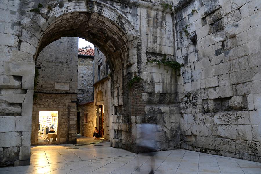 Porta Aurea at Night