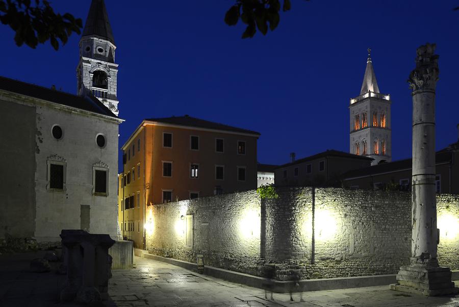 Roman Forum at Night