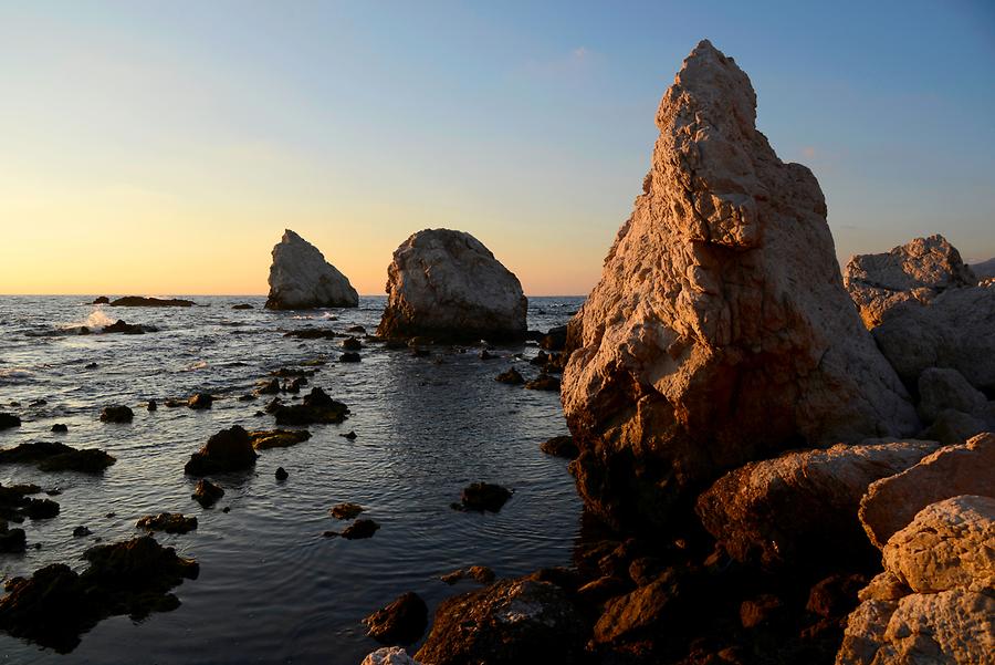 Bay near Amoudi - Sunset