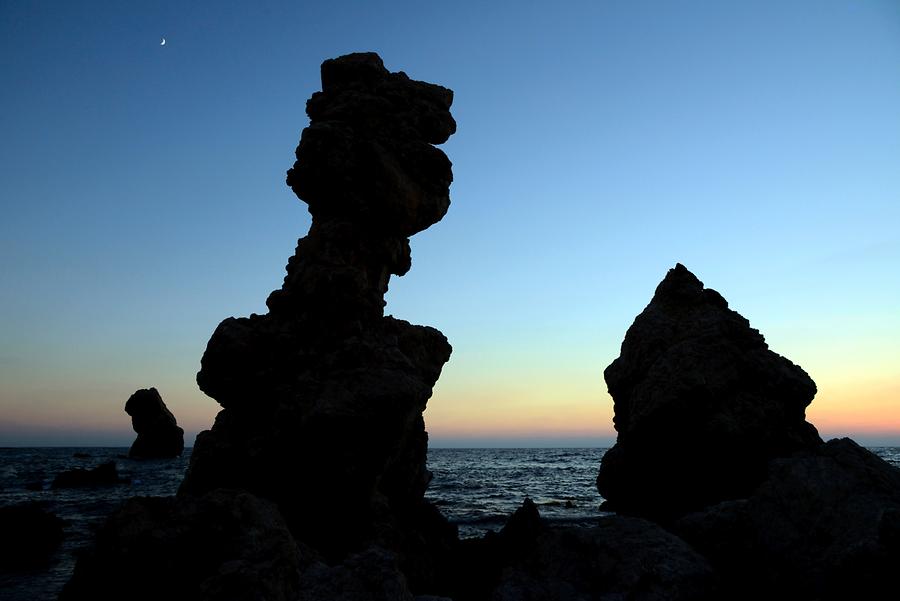 Bay near Amoudi - Sunset