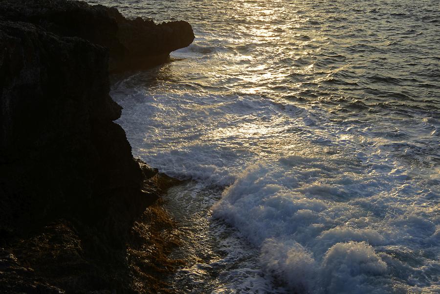 Lara Bay - Coast; Surf at Sunset