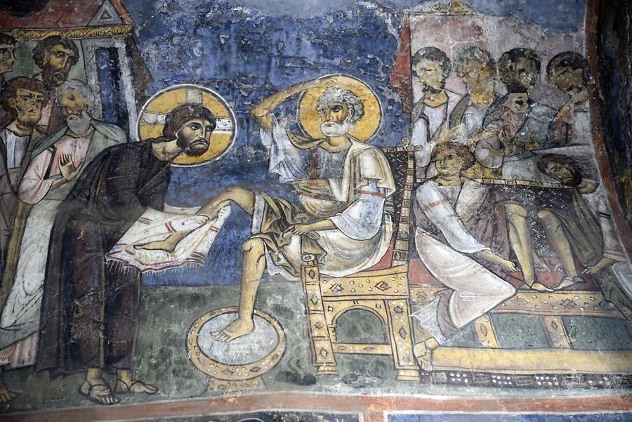 Panagia Phorviotissa stin Asinou - Frescoes; Martyrs