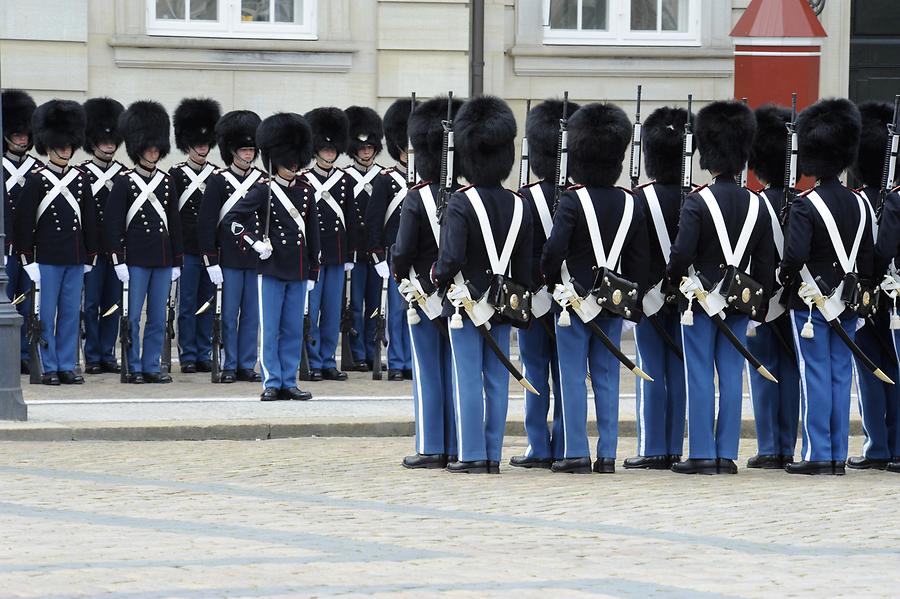 Amalienborg Palace - Changing of the Royal Guard