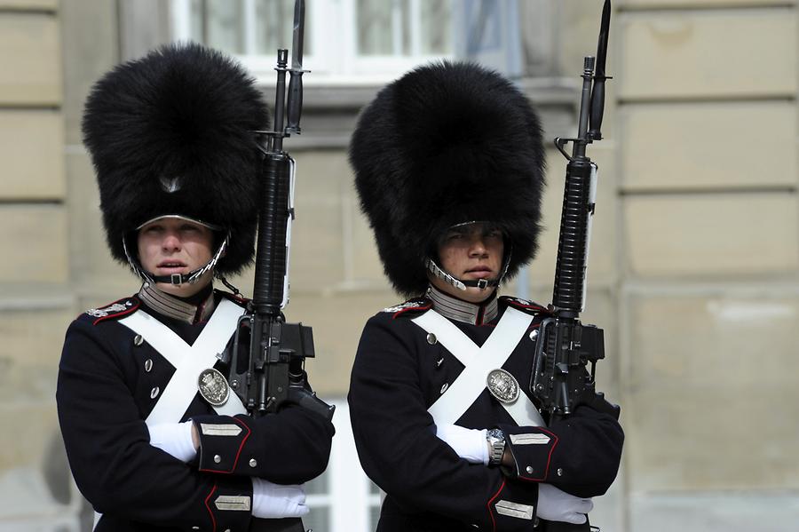 Amalienborg Palace - Changing of the Royal Guard